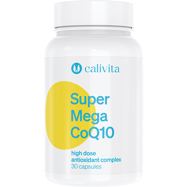 Super Mega CoQ10 flacon 30 capsule, 120 mg coenzima q10/capsula de la Calivita, pentru sanatatea inimii si antioxidant natural