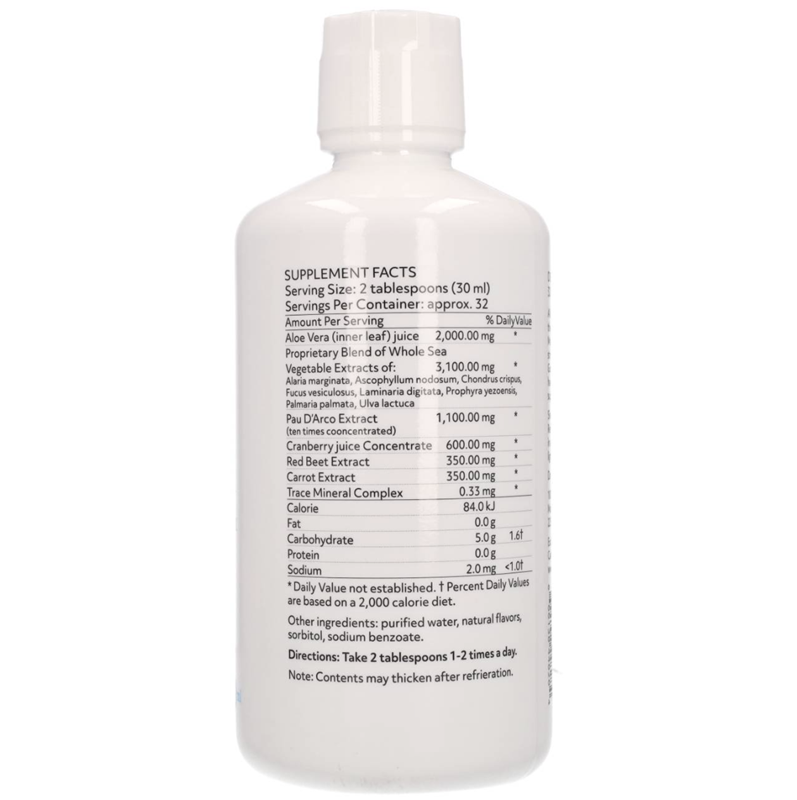 eticheta 1 Ocean 21 Calivita, ingediente per 30 ml, mod de administrare zilnica