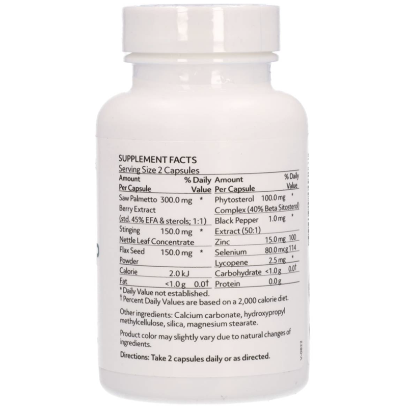 eticheta 1 produs Pro-STP Calivita, ingrediente per capsula, mod de administrare zilnica