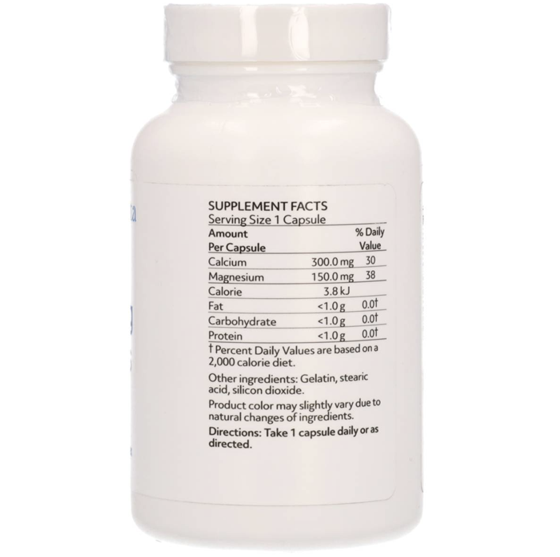 eticheta 1 strong bones 100 capsule cu calciu si magneziu, ingrediente per capsula, mod de administrare zilnica