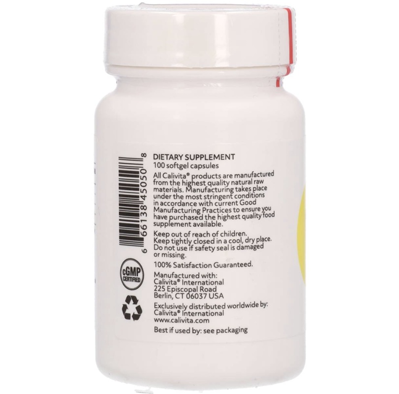 eticheta 2,Vitamina E, cantitate 100 capsule gelatinoase per flacon, certificare cGMP, produs origina fabricat in USA