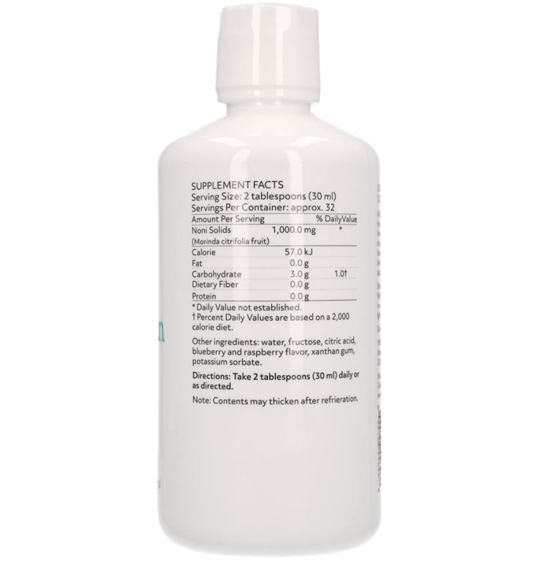 eticheta 1, Polinesian Noni Calivita, ingrediente per servire, mod de administrare zilnica