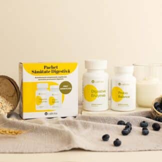 pachetul pentru sanatate digestiva ce contine 2 produse Calivita: Digestive Enzymes si Probio balance la pret redus si transport gratuit