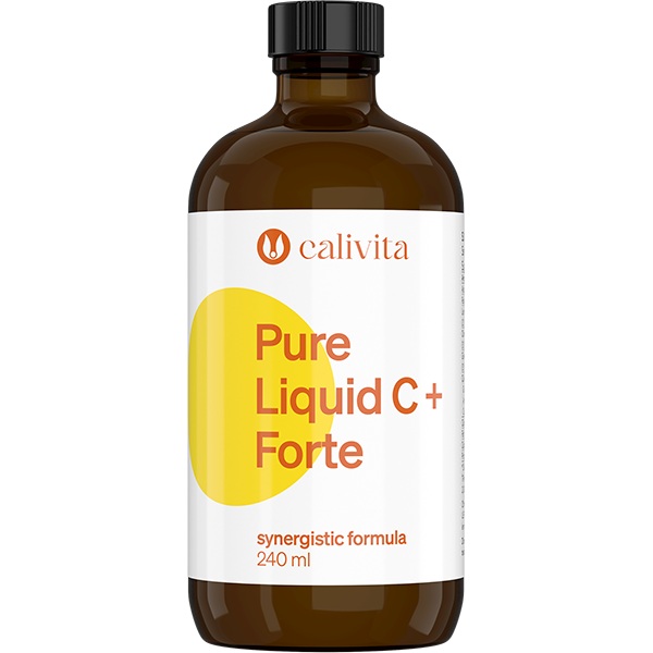 pure liquid c forte, sticluta 240 ml, producator calivita