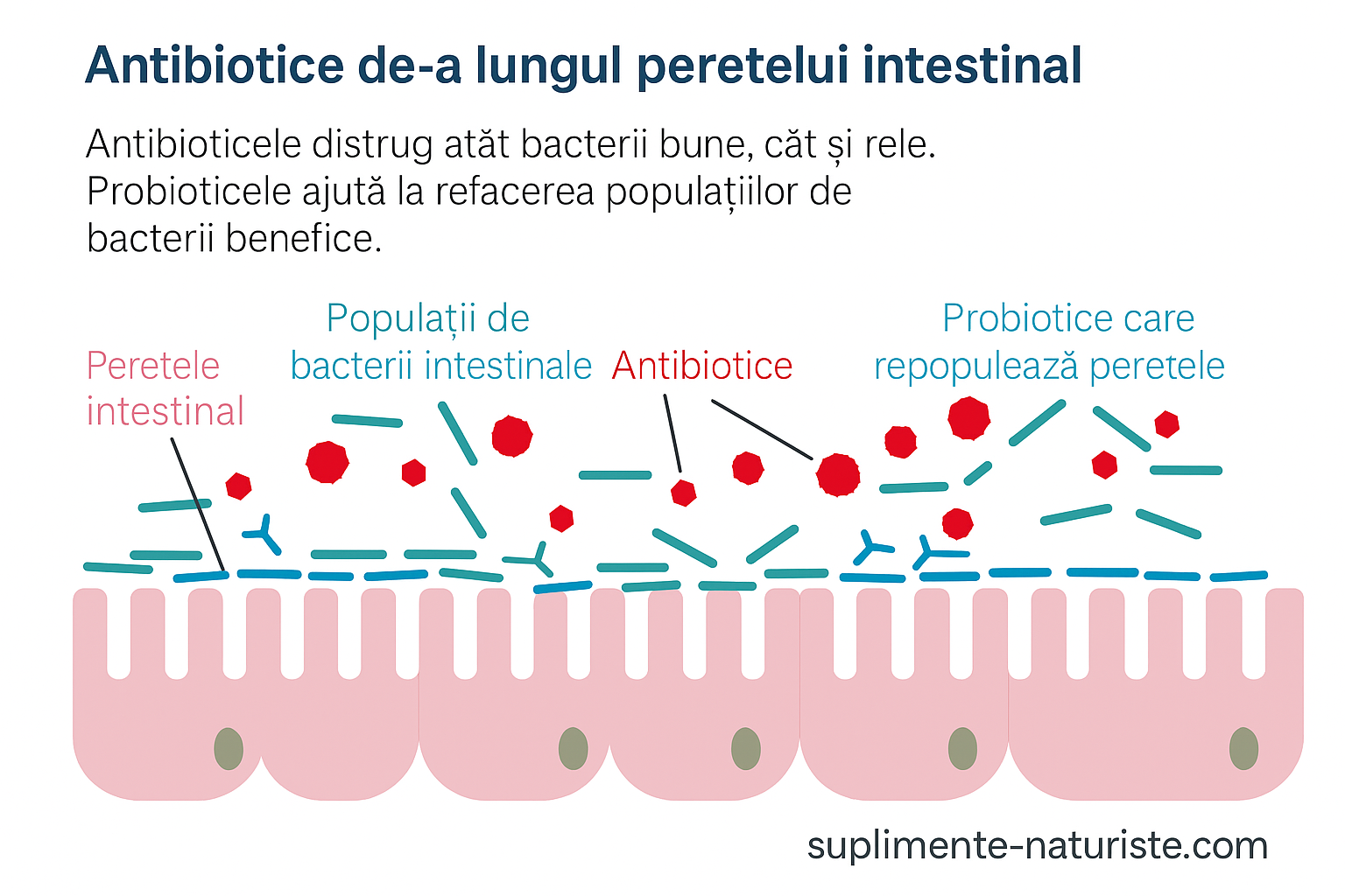 cum actioneaza probioticele in peretele intestinal pentru refacerea flore