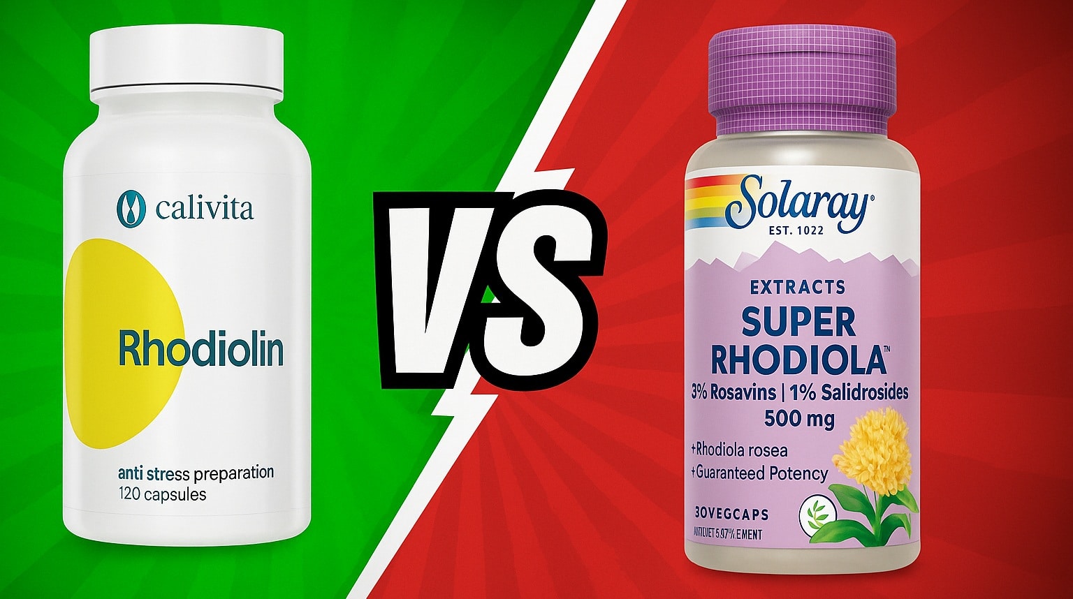 rhodiolin vs super rhodiola comparatie 2025